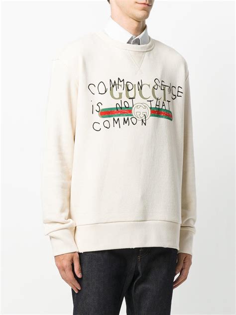 gucci sweater common sense is not that common|Designer Sweatshirts For Men: Luxury Hoodies .